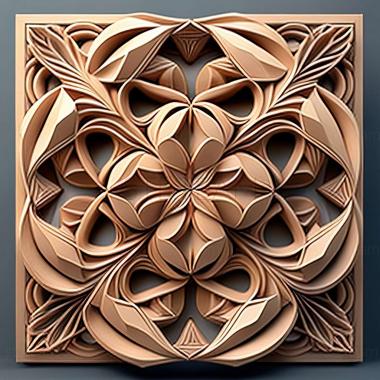 3D model perfect symmetry (STL)